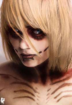 iamdahlaw:  The female titan by ~xJNFR  -  Titan Eren - Shingeki no Kyojin by *Junicchi