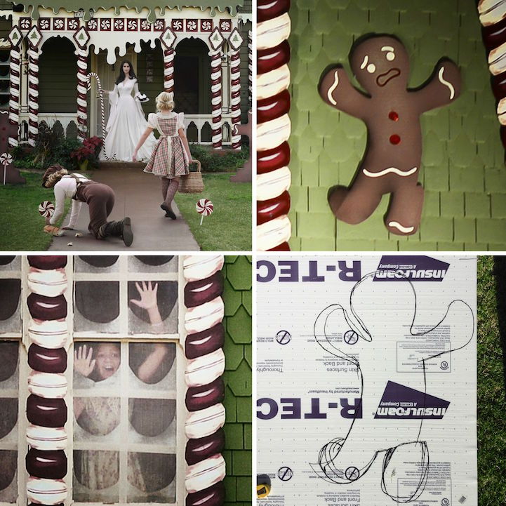 mymodernmet:  Artist Transforms Parents’ Home into “Hansel and Gretel” Gingerbread