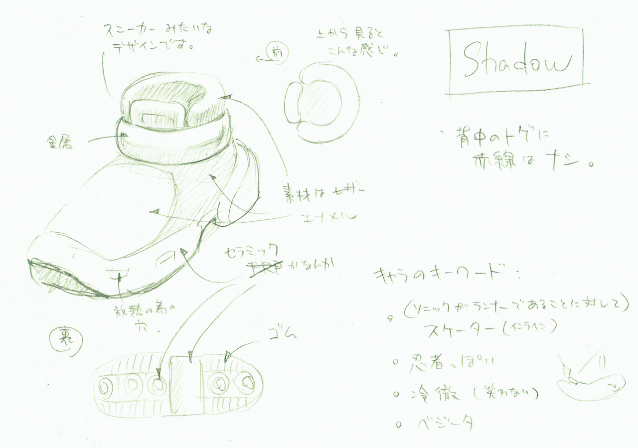 Sonic The Hedgeblog on X: Concept artwork of Shadow The Hedgehog, from 'Sonic  Adventure 2'.  / X