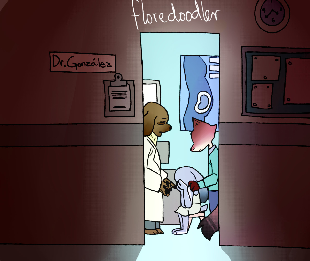 floredoodler:  I headcanon Judy as sterile,, this took me too much this happens when