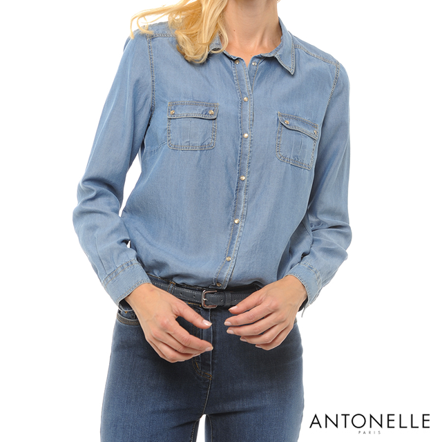 Envie d'une tenue décontractée mais pas d'idée ? Essayez la chemise en Jean ! ➞ http://bit.ly/LivieBisJean #FASHION #MODE #JEAN #ANTONELLE