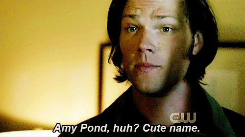 My friend doesn't believe that Supernatural has a gif for everything so her challenge