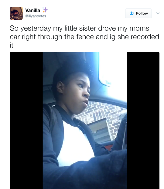 malikthaelite:  humble-riley:  chrissongzzz:  😂😂😂😂   😂😂  I am HOLLERING. I felt the exact moment her heart fell into her stomach. 😂😭  Oooo that’s a Lexus LS460, they wet-sand and buff those by hand at the factory to strict