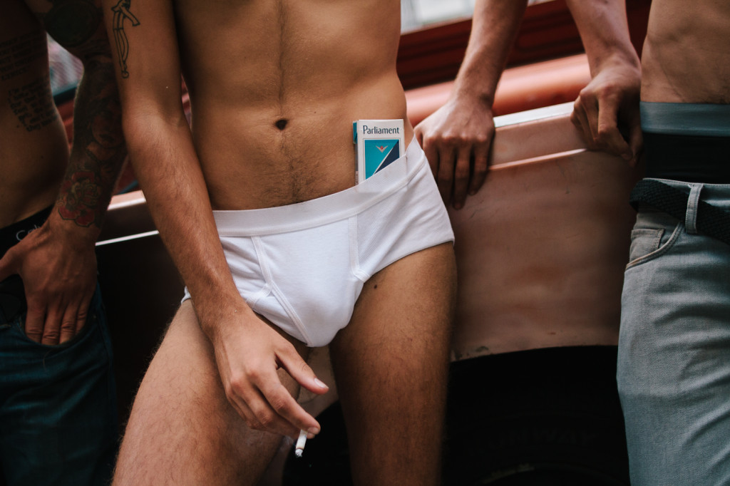 sunshineandfeelingfine:  backstage martin keehn spring 2015 nyfw 