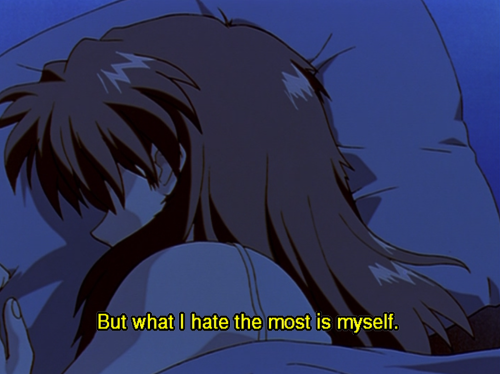 dinosrawrr:  Neon Genesis Evangelion, “Tears” (1996) 