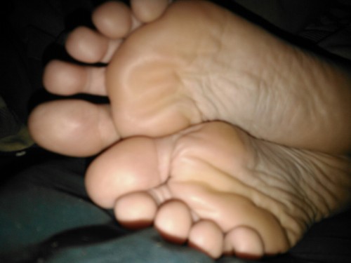 Who wants to rub my feet?