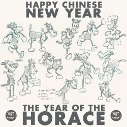 Disneyanimation:  Happy Chinese New Year.  The Year Of The Horace. #Getahorse  