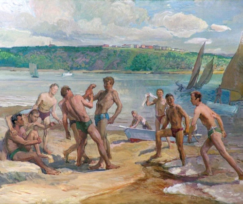 Antonio-M:  ‘Youth On The Volga’, Nikita Kuzmich Sverchkov (1891-1985). 