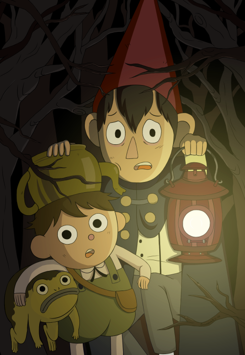 steampunkpopshop:  Over the Garden Wall Here’s some Over the Garden Wall fan art I finally got to finish. I absolutely adore this show and the art and just ugh, everything!!! It’s amazing, watch it if you haven’t already. I hope I did it’s style