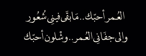 qseeda: لليل أحبك مابقى في السما نور .. والى ضواني الليل .. للصبح أحبك ..