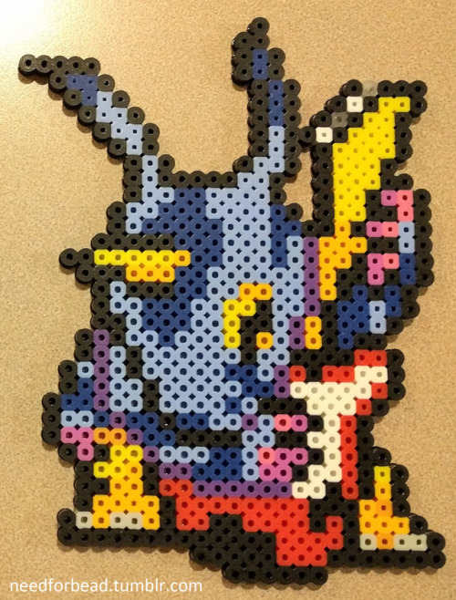 Digimon:  GabumonDigimon is owned by Saban, Toei Animation, and Bandai.Find more Digimon perler bead