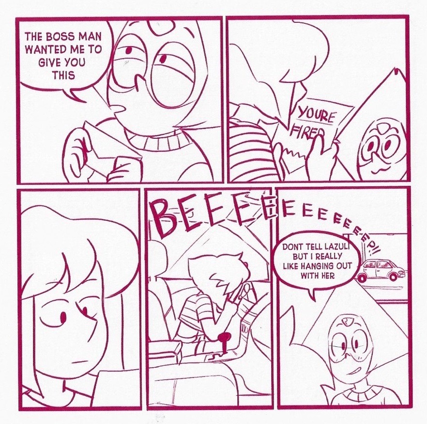 rockonandstuff:  as-warm-as-choco:  A FAST FOOD AU by Lauren Zuke and Mira W. (from