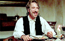 alanprickman:  Alan Rickman + smiling/laughing (film) 