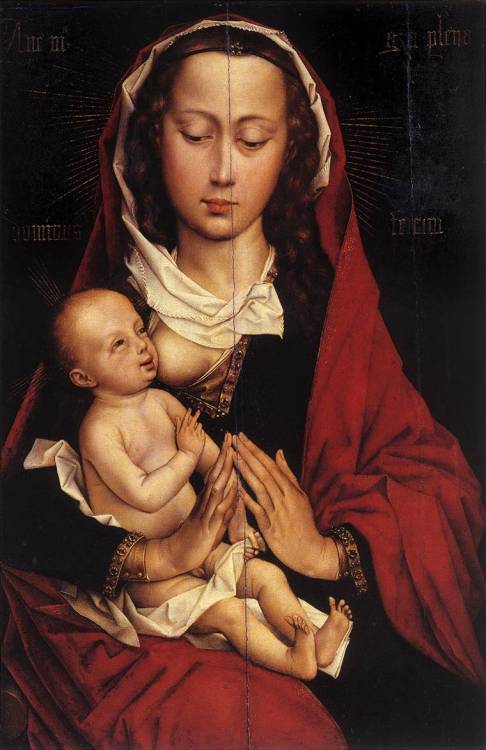 artist-weyden: Madonna and Child, 1464, Rogier Van Der Weyden