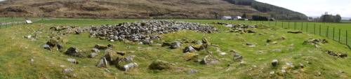 Nether Largie Mid Cairn, KIlmartin Glen, Argyll, Scotland, 15.4.17. This collpased cairn is at the h