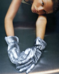 niuniuyork: “Silver” Bridget Hall by Raymond Meier for Vogue Paris, April 1998 