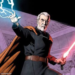 paolo-rivera:Dooku! Inks by #JoeRiveraInk.