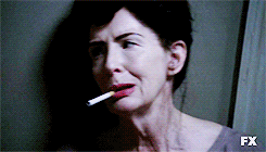 american horror story + smoking