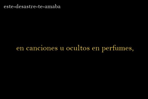 este-desastre-te-amaba:La sinfonía del alma.