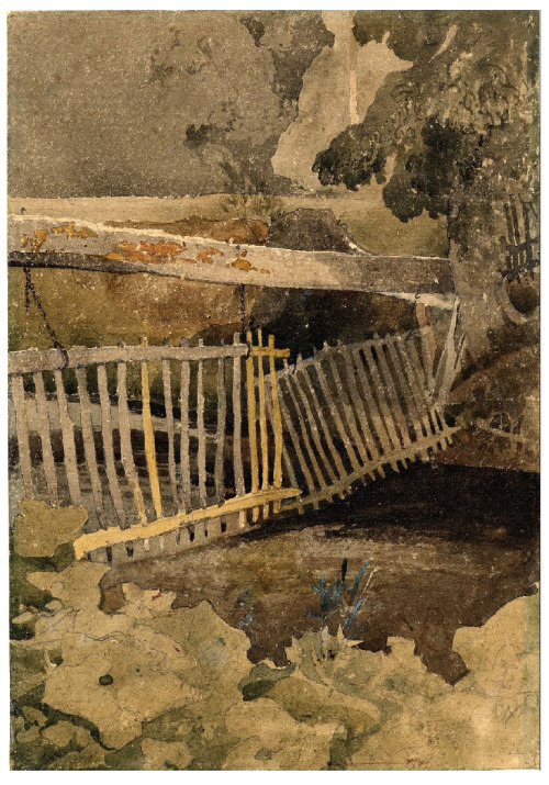 John Sell Cotman, The Drop Gate, Duncombe Park, a watercolour over pencil, 1805/1805British Museum