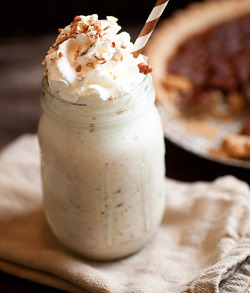 fullcravings:  Bourbon Pecan Pie Milkshake