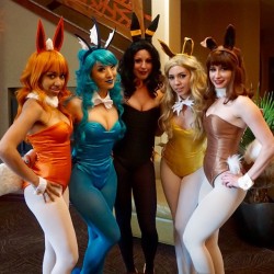 stellachuuuuu:  Eeveelution bunny girls #pokemon