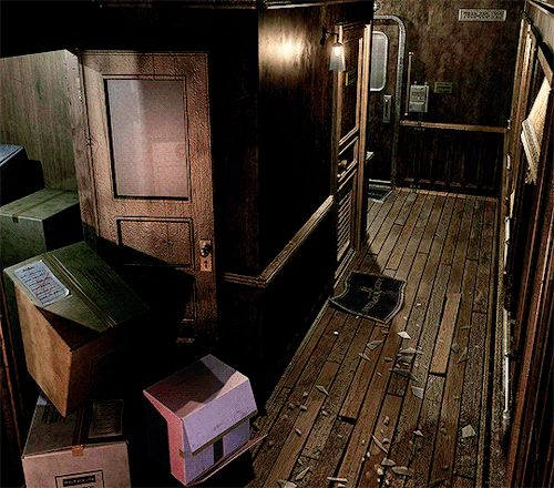 comawhites: Resident Evil Zero HD Remaster Scenery ↴Officer’s Car - Train 1F