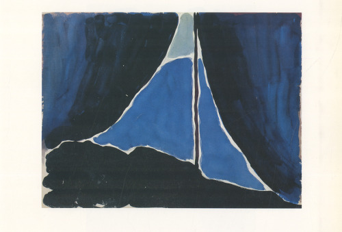 “ Georgia O’Keeffe, Tent Door at Night, c.1915
”