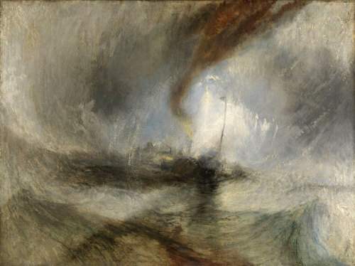 Snow Storm:Steam-Boat off a Harbour&rsquo;s MouthJosephMallord William Turner (British; 1775–1851)18