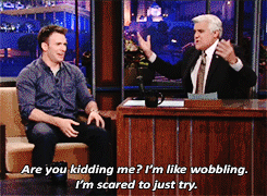 Chris is not a bike guy like Steve Rogers (x)