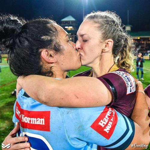 positively-queer:The annual State of Origin is the biggest rugby league competition in Australia. Th