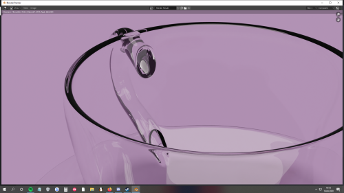 cerasum-chrysanthes: Wanted to share my progress of making a glass cup in blender. I’m still followi