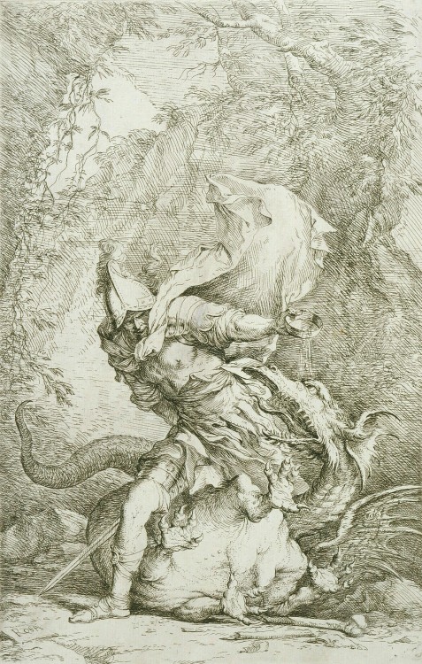 The-Evil-Clergyman:  Jason And The Dragon By Salvator Rosa (1663-64)