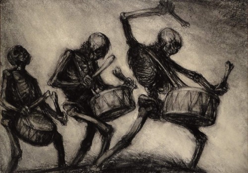 scribe4haxan:Danse Macabre Series (n.d. / pencil on paper) - Paul Rumsey