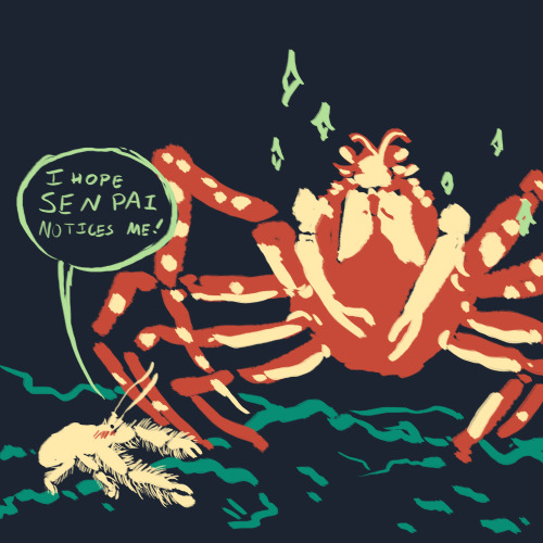 eyona: scarboroughartworks: Yeti crab and a spider crab being all adorbs + 1 for tumblr user eyona! 