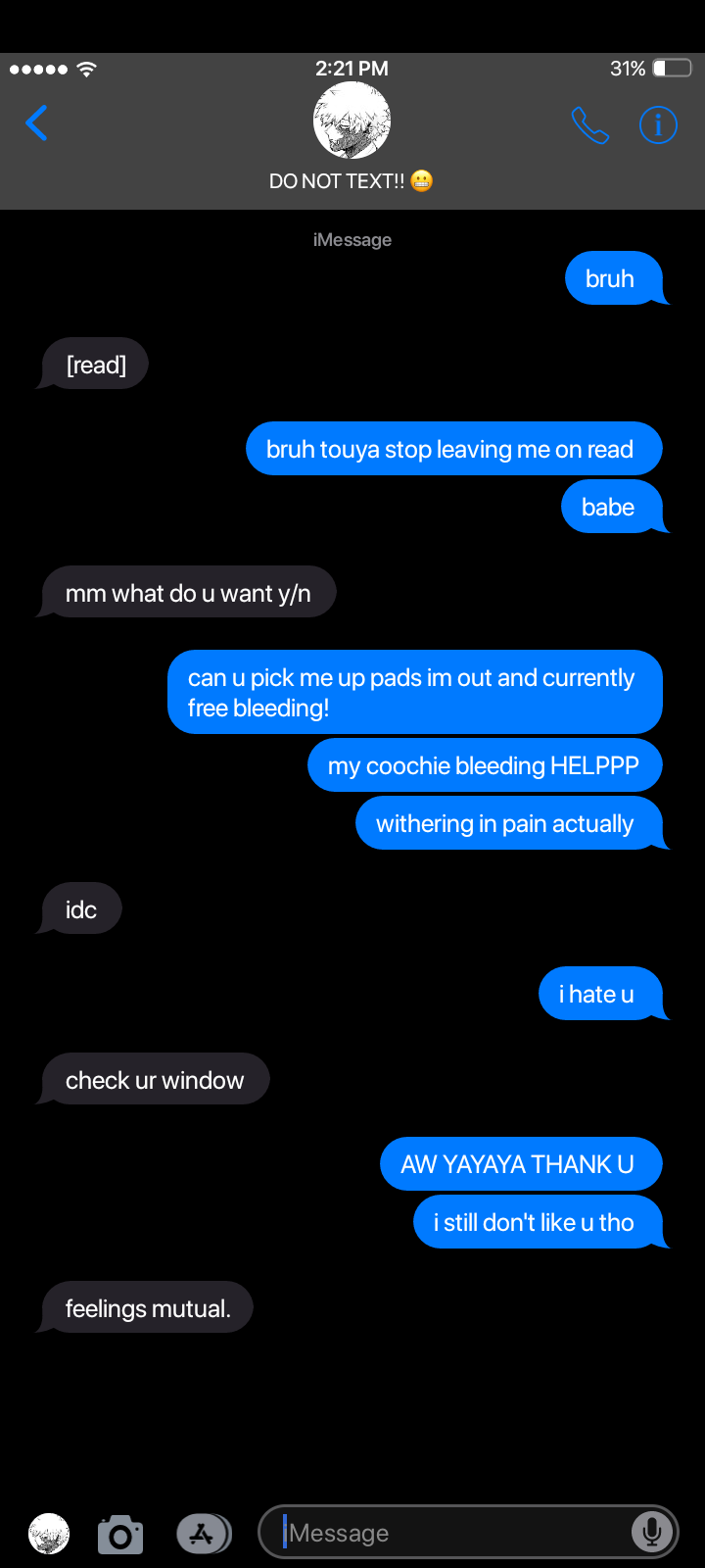 MHA BOYS SMAU - They React To You Asking Them To Buy Your Pads :3
