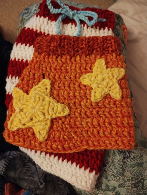 I Crocheted Popee And Kedamono Legwarmers :/