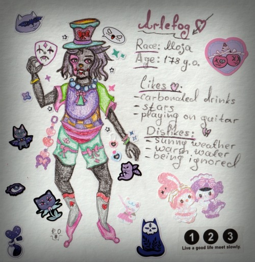 Meet Arlefog! He Is A Famous Clown Among Mojas, Who Motivates Them To Conquer Other Planets