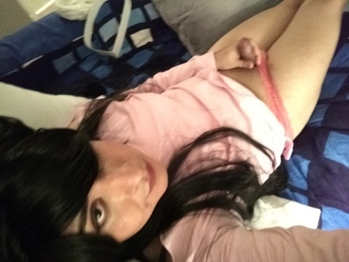 mmmmica: cassie1382: First time I crossdress in a long time c; makes me pretty horny hehe /.\ too ba