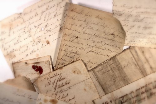 michaelmoonsbookshop:old 19th century manuscript papers letters and recipes 