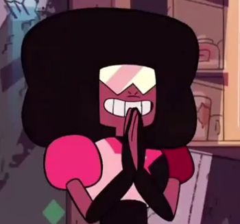 the-snowflake-owl:  ask-crystal-gems:  gemfuck:  Look at Garnet  Ok, Alone Together