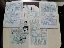 therealmikeholmes:  HUGE ORIGINAL ARTWORK SALE! I am selling original comic pages for STUPID CHEAP. I’m moving soon and I’ve got all this original artwork from the Bravest Warriors comic book. SO! Here’s what I’m going to do. For ุ (!!), you