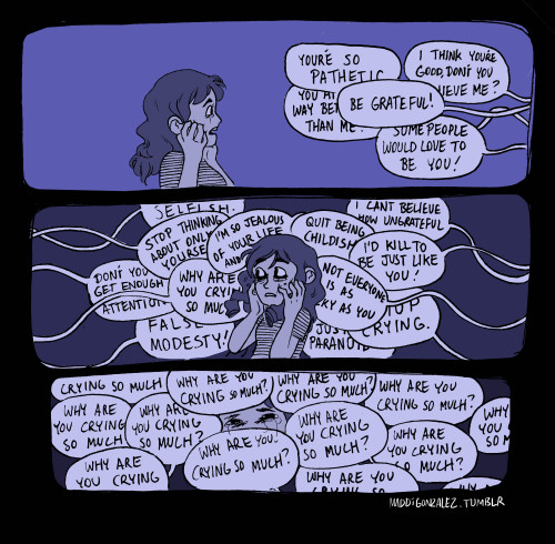 roseamonglillies:gokuma:goatkult:sekashi-the-llama:thankyoucorndog:This is a comic about my own emot