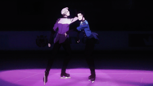 oikawatoeru:  — Victor and Yuuri’s pair skating to “Stay Close to Me”  ❤   