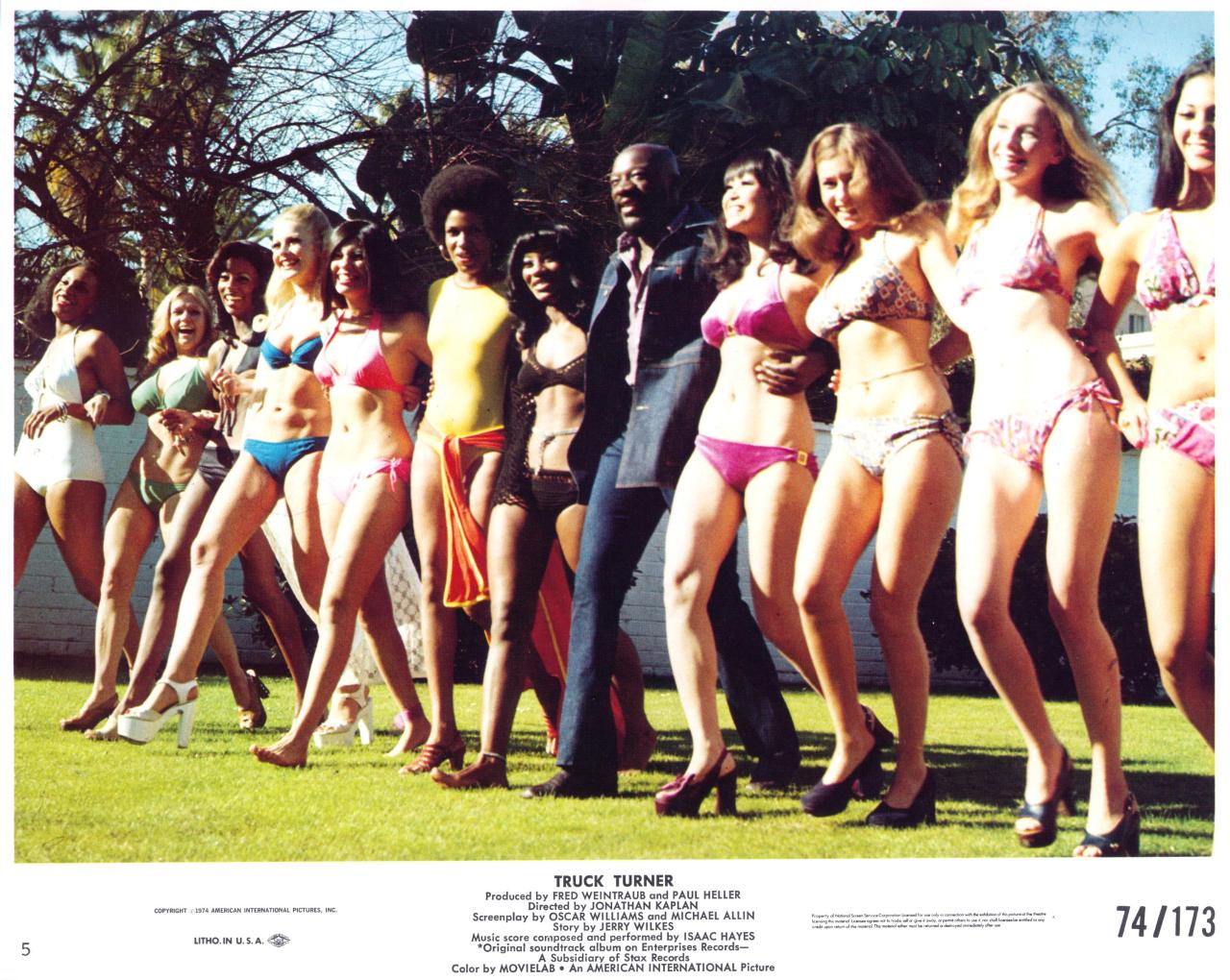 gutsanduppercuts:  Isaac Hayes is….TRUCK TURNER. Poster and lobby card set.