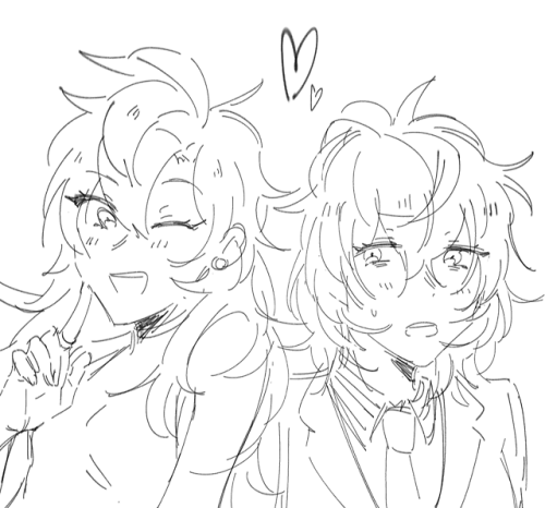 dohifu doodles + hifumins facing left