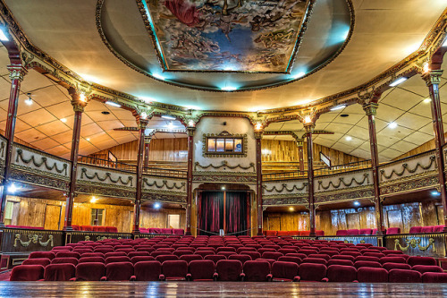 Teatro Juárez en El Oro, Estado de México. México