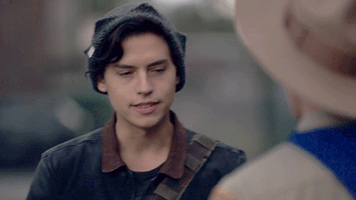 jug-love:JUGHEAD TRYING TO BE INTIMIDATING IS TOTALLY MY STYLE.
