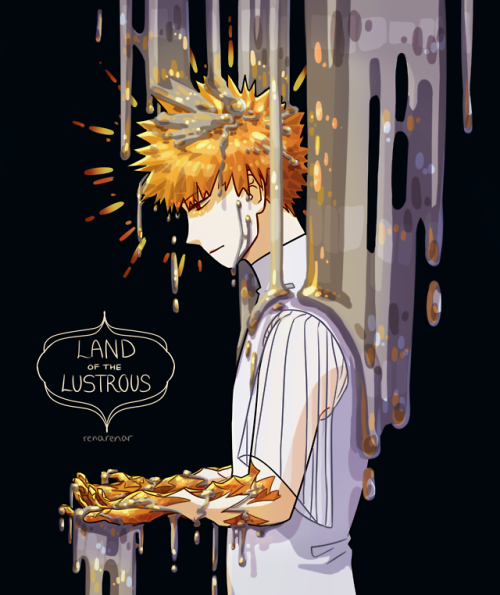 i made a bunch of bnha/land of the lustrous chapter/volume covers after a crossover i made a while a