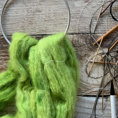 Yes New Leaf on Mohair + Silk is coming. I should have it ready for online tomorrow. #ontheround #